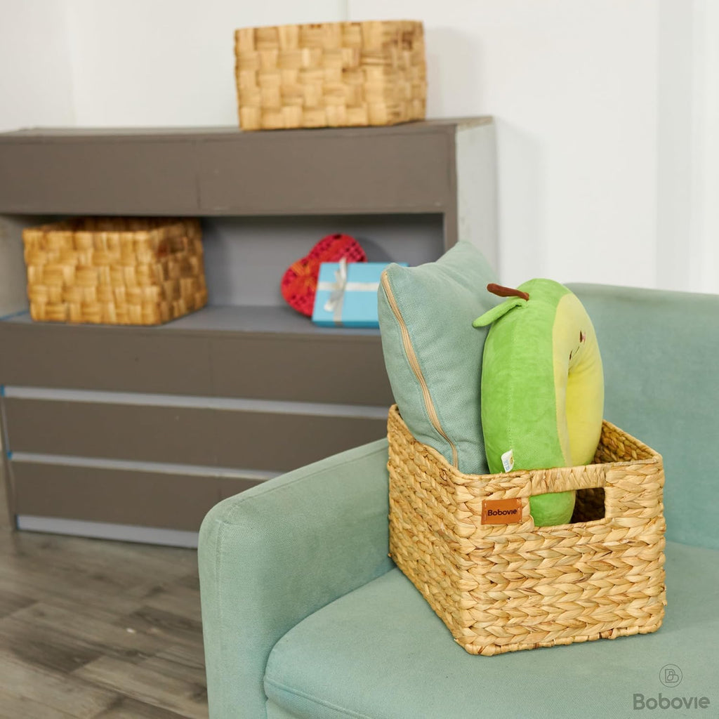3 Pack Hyacinth Wicker Baskets