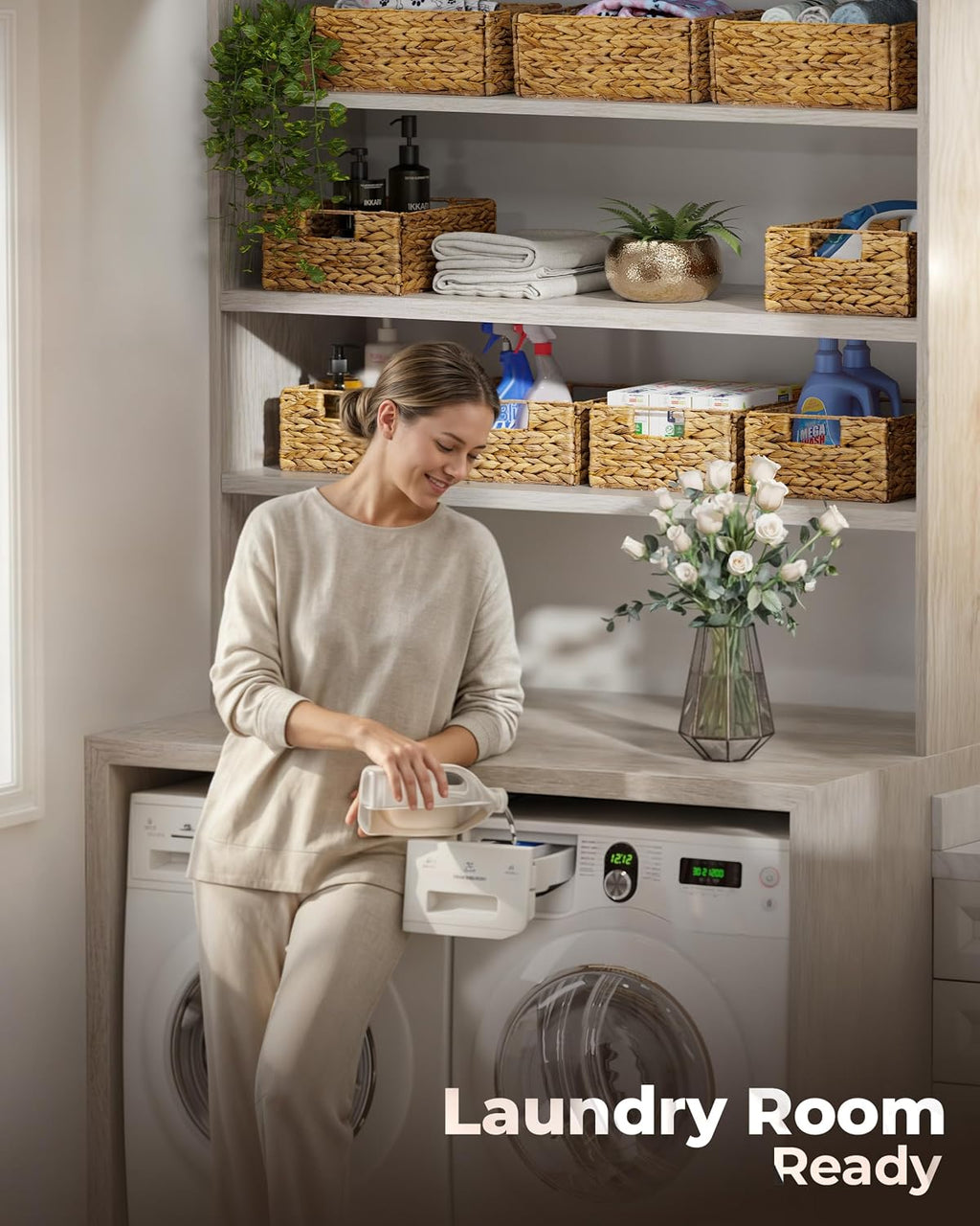 6 Pack Hyacinth Storage Baskets