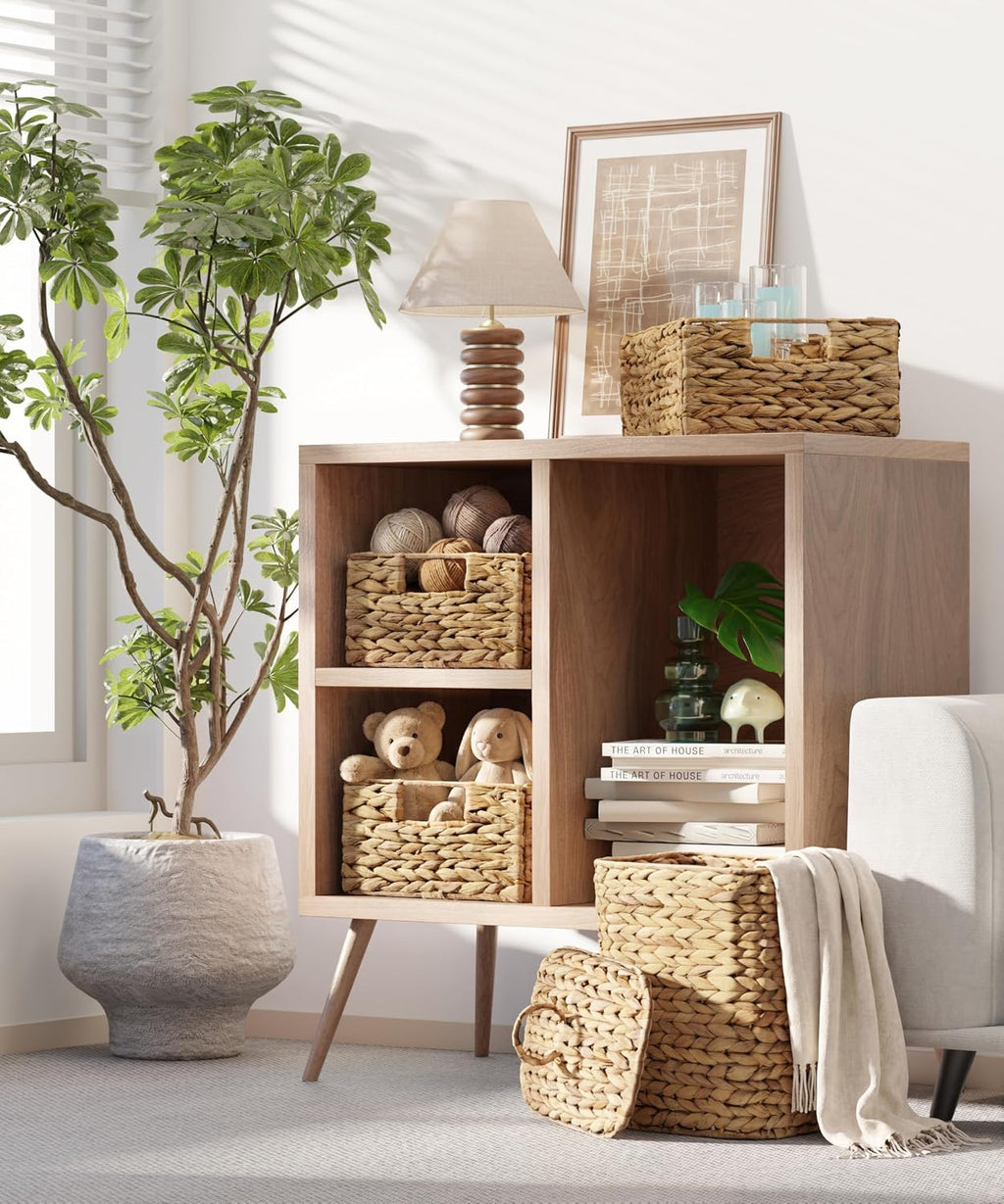 6 Pack Hyacinth Storage Baskets