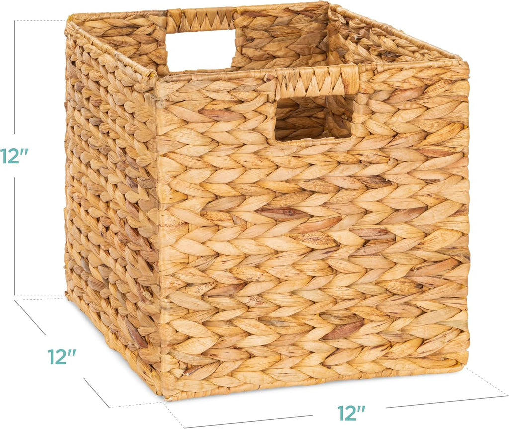 5 Pack Collapsible Hyacinth Baskets