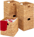 5 Pack Collapsible Hyacinth Baskets