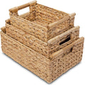 Hyacinth Wicker Storage Baskets
